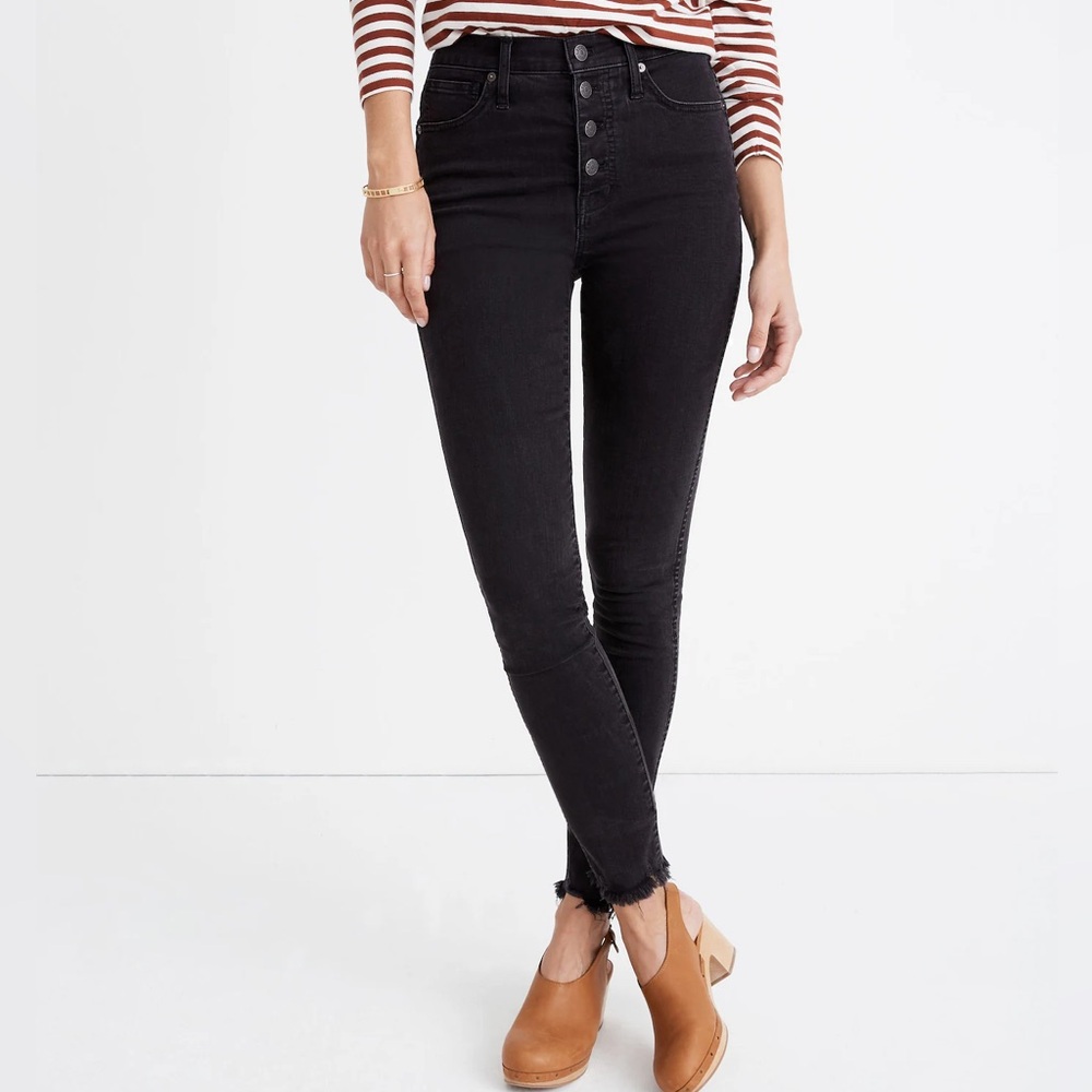 Madewell Women's Black High-Waisted Jeans